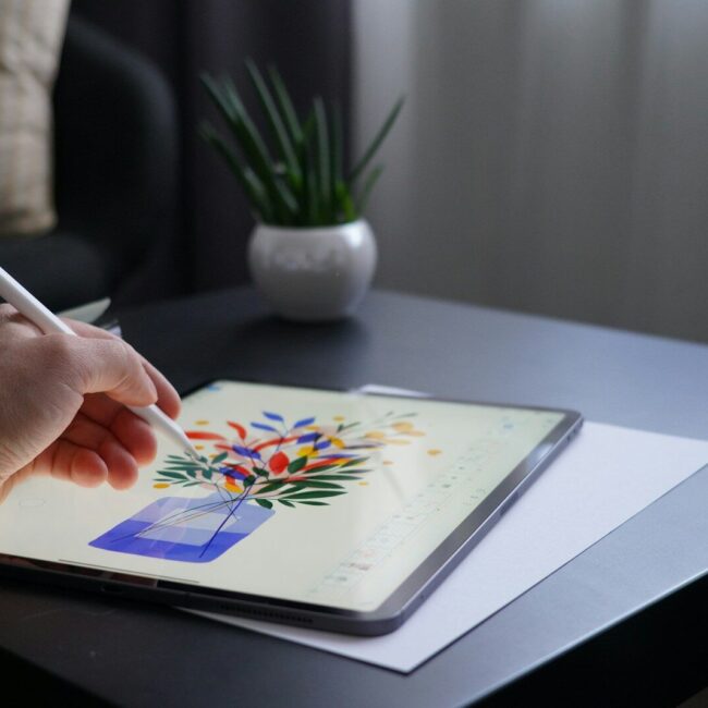 Eigene Zeichnungen auf dem iPad für Produkte gestalten
