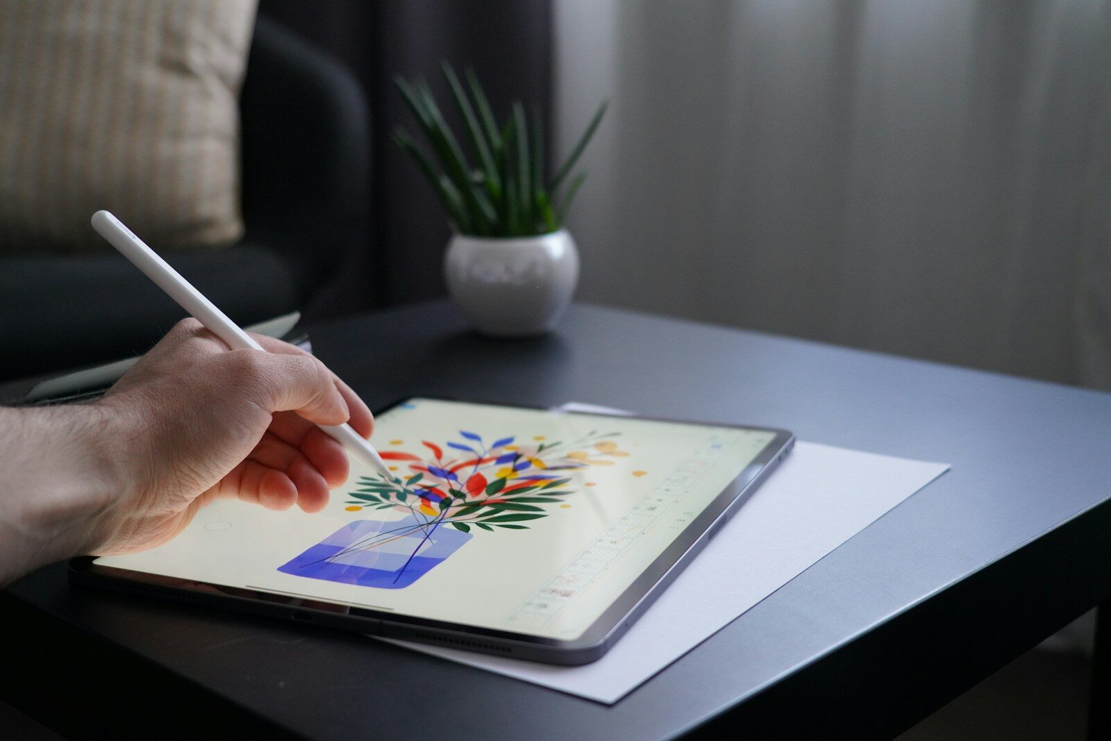 Eigene Zeichnungen auf dem iPad für Produkte gestalten